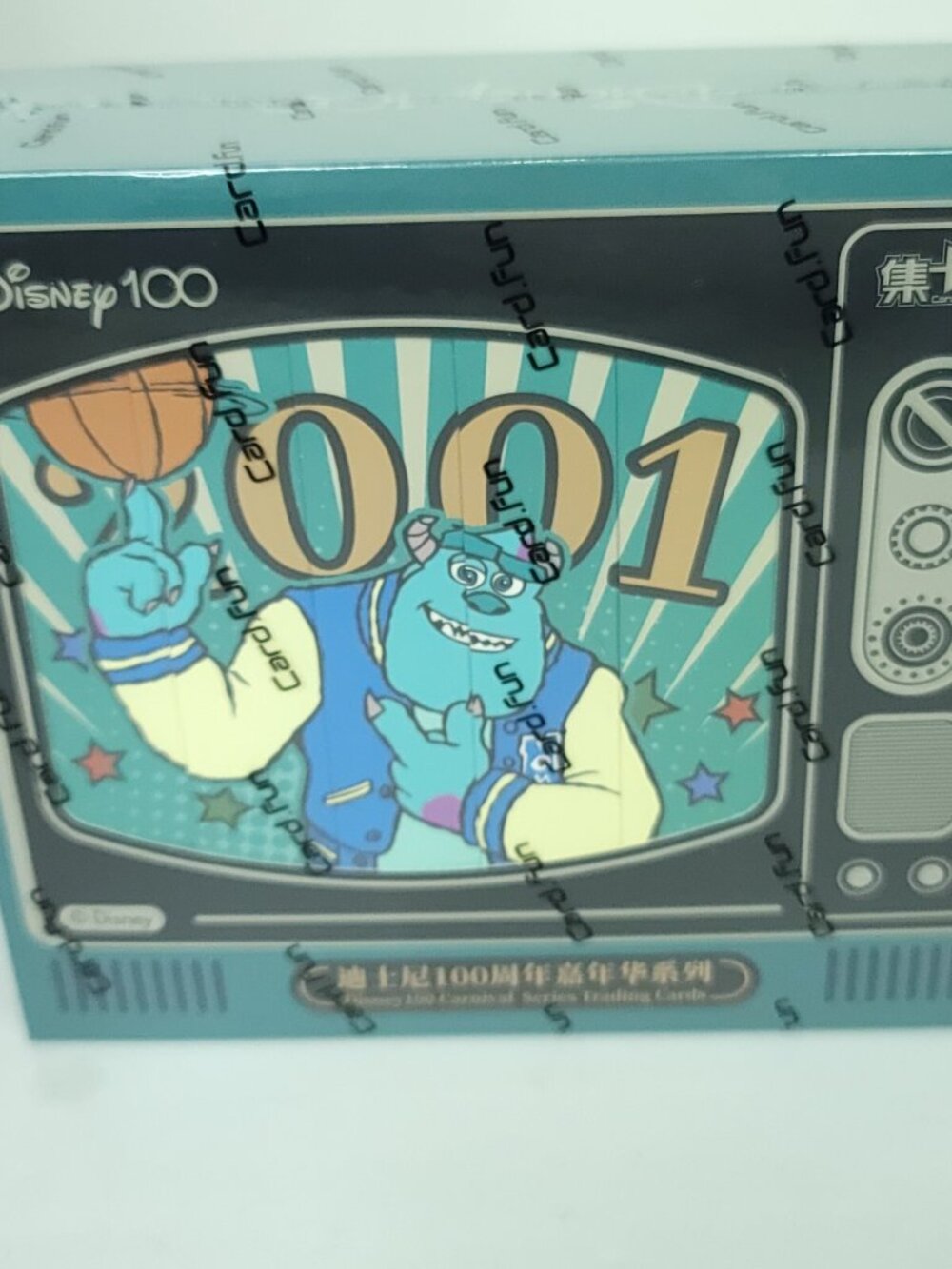 Disney Carnival Sulley Monsters 100 Years Of Magic New Sealed Box 10 Pack Cards